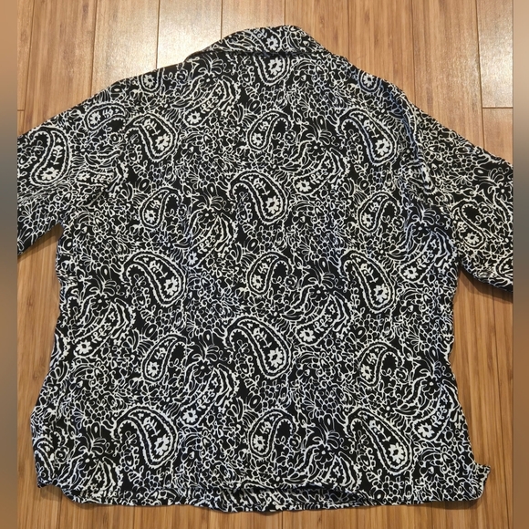 NWT Notations Paisley Print Top - Picture 11 of 12
